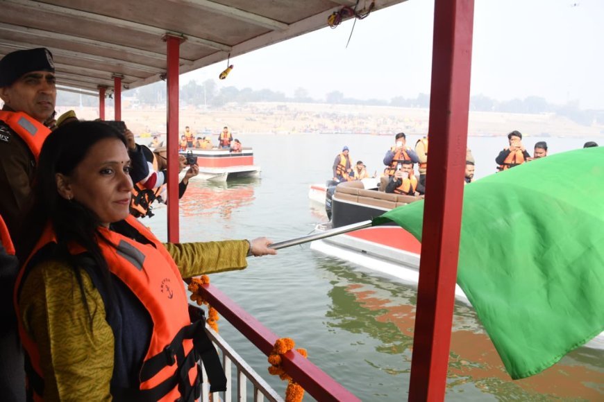 माघ मेला 2026 से पहले 'फ्लोटिंग रेस्टोरेंट फेज-02' का धमाकेदार आगाज़