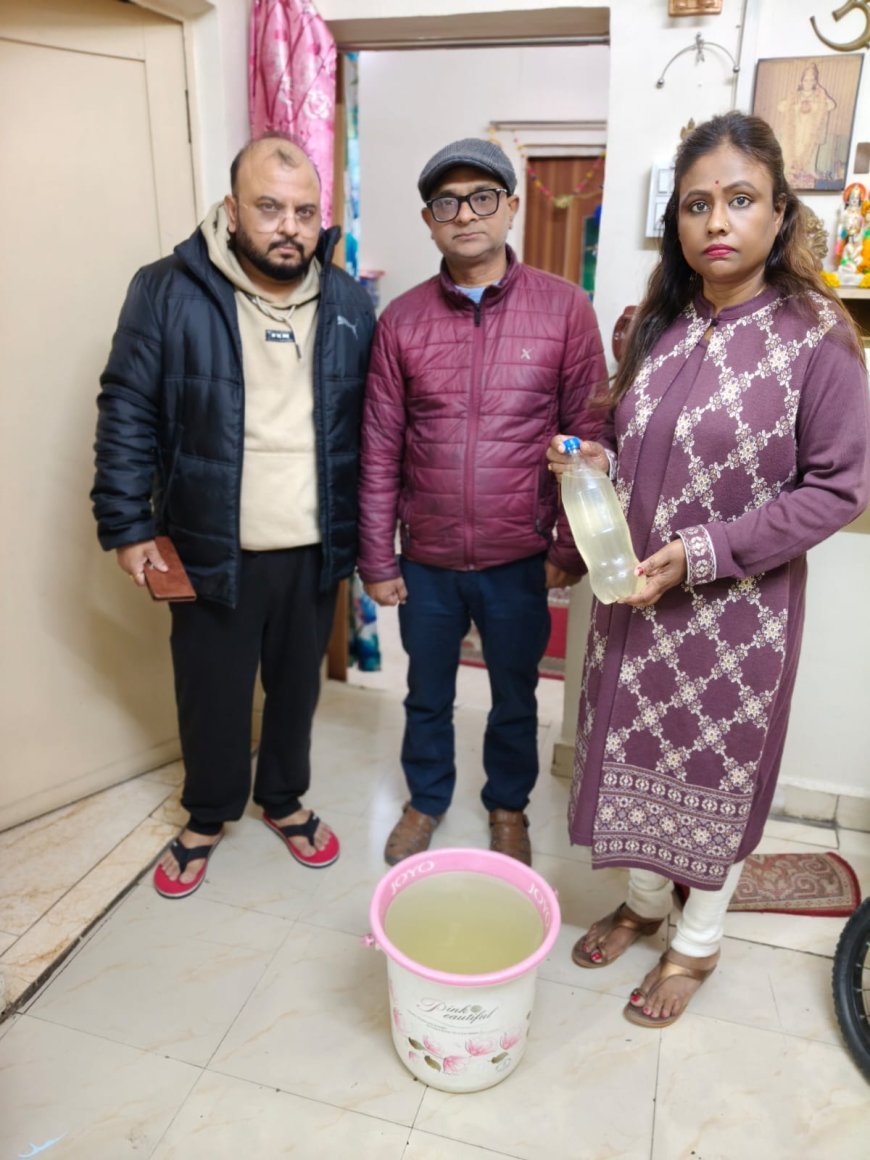 बेलदारी लेन, लालबाग में दूषित पेयजल से नागरिक त्रस्त एक महीने से गंभीर समस्या, प्रशासनिक उदासीनता पर सवाल