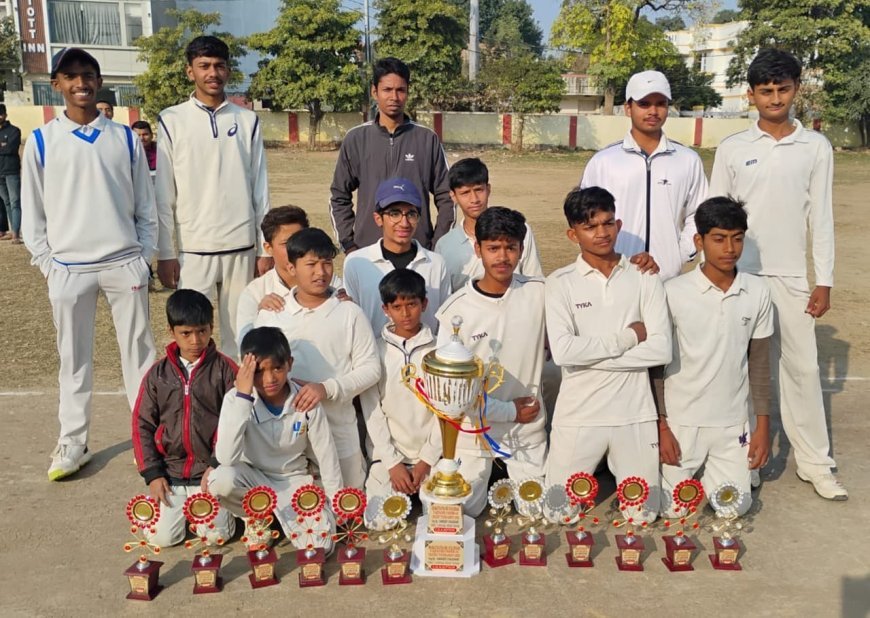 इलाहाबाद पब्लिक स्कूल ने लूकरगंज क्लब को पछाड़ा, समर्थ बने 'मैन ऑफ द टूर्नामेंट'