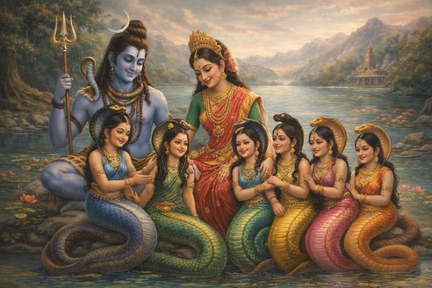 भगवान शिव की पाँच पुत्रियाँ – शिव पुराण में वर्णित अद्भुत कथा