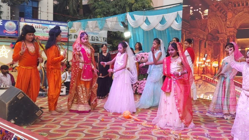 कानपुर: राधा कृष्णा मेमोरियल स्कूल में 'कृष्ण लीला' ने मोहा मन, सांसद रमेश अवस्थी ने बच्चों को दिया सफलता का मंत्र!