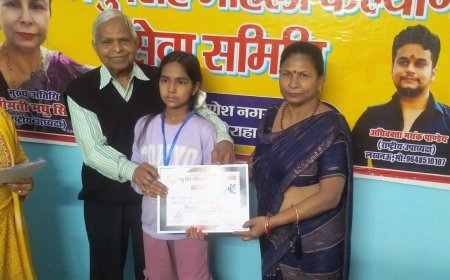 कानपुर: नन्हें हाथों ने कैनवास पर उकेरे सतरंगी सपने, मधु सिंह महिला कल्याण सेवा समिति ने निखारी प्रतिभा