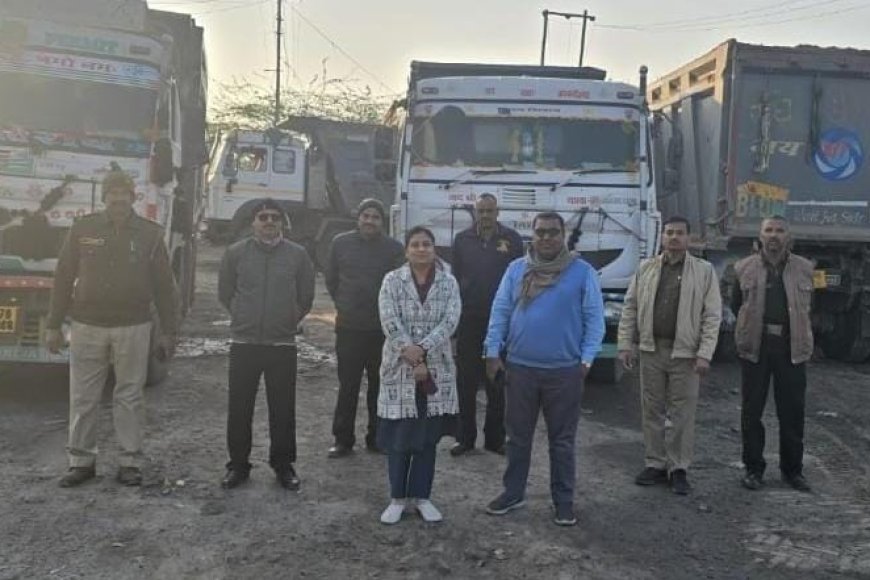 कानपुर: ओवरलोड वाहनों पर प्रशासन का हंटर, भोर पहर हुई छापेमारी में वसूला 4.20 लाख का जुर्माना