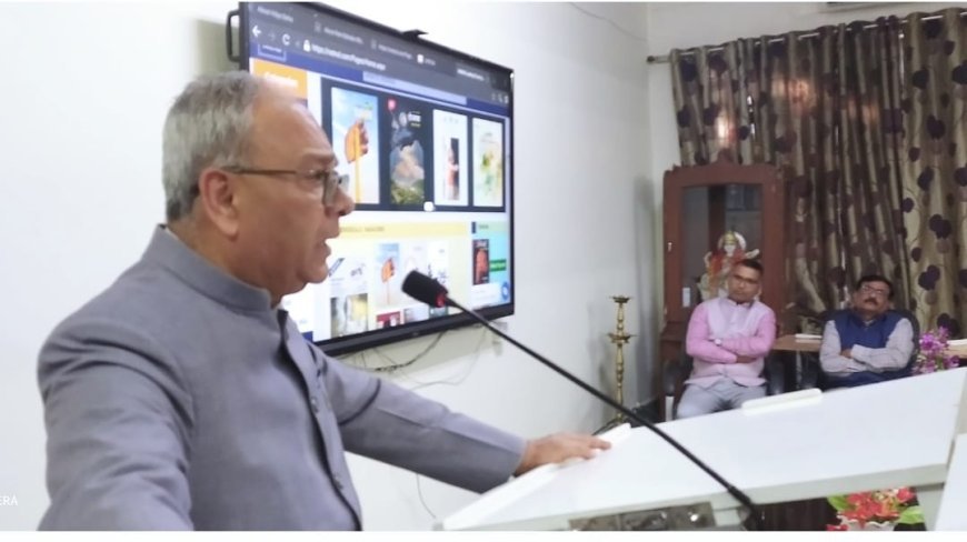 राजर्षि टंडन मुक्त विश्वविद्यालय में डिजिटल क्रांति: अब 24×7 उपलब्ध होंगे ई-संसाधन, कुलपति ने की घोषणा