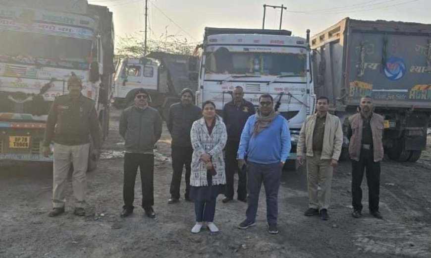 कानपुर: ओवरलोड वाहनों पर प्रशासन का हंटर, भोर पहर हुई छापेमारी में वसूला 4.20 लाख का जुर्माना