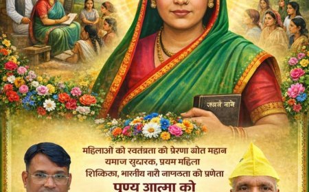 शिक्षा की लौ जलाने वाली माता सावित्रीबाई फुले का त्याग अतुलनीय', गोंड समाज ने अर्पित की श्रद्धांजलि