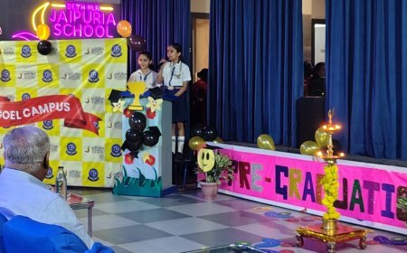 नन्हे कदम, बड़ी उड़ान: जयपुरिया स्कूल गोयल कैंपस में 'प्री-प्राइमरी ग्रेजुएशन' का भव्य आयोजन