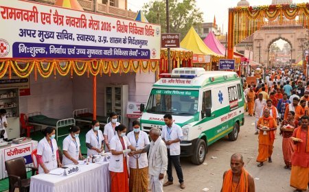 रामनवमी एवं नवरात्रि मेलों में श्रद्धालुओं को मिलेगी 24x7 हाई-टेक चिकित्सा सेवा: अमित कुमार घोष