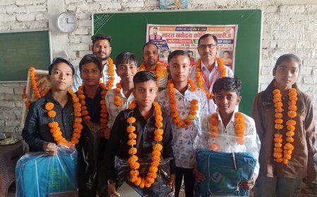 भारत नवोदय कोचिंग के 7 छात्रों का नवोदय विद्यालय में चयन