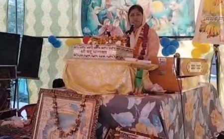 मथुरा की चन्द्रपुरी कॉलोनी में उमड़ा भक्ति का सैलाब: भागवत कथा में बाल लीलाओं का रसपान, भंडारे की तैयारियां तेज