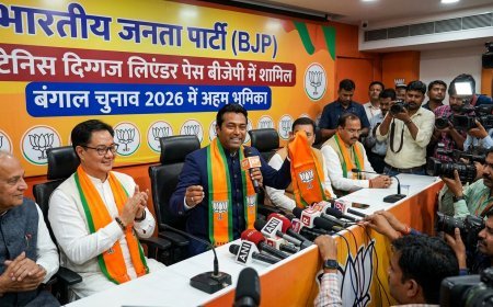 बंगाल चुनाव से पहले बड़ा धमाका: टेनिस स्टार लिएंडर पेस ने थामा बीजेपी का हाथ