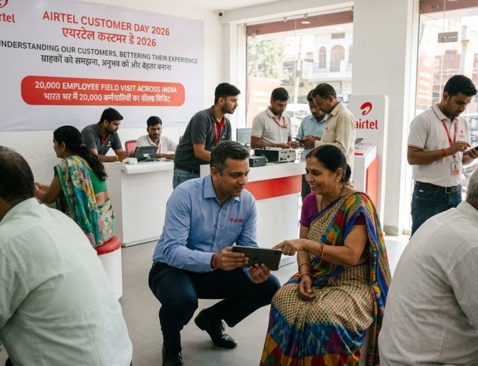 Airtel के 20,000 कर्मचारियों ने ऑफिस छोड़ संभाला फील्ड का मोर्चा