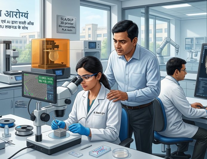 KGMU का कमाल: 3D प्रिंटिंग और AI से अब सिर्फ ₹10 में बनेगी 'नई आँख', बच्चों के लिए संजीवनी बना शोध