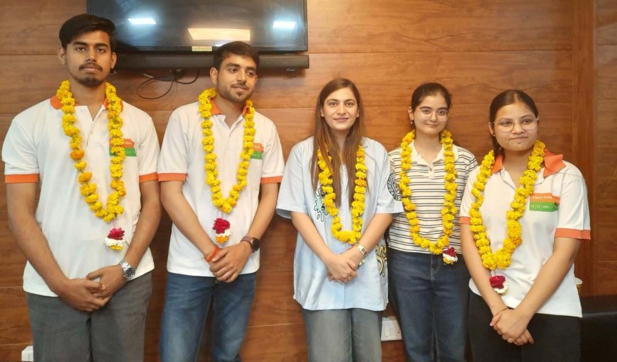 प्रभात पाठक क्लासेस में गूँजी सफलता की गूँज, मेधावी सीए छात्र हुए सम्मानित