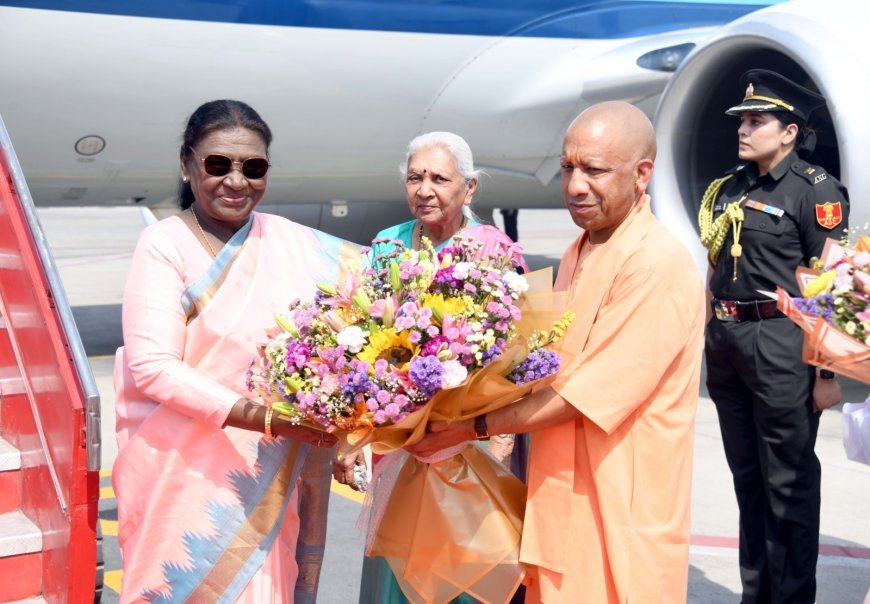 अयोध्या धाम की पावन धरा पर राष्ट्रपति का भव्य अभिनंदन: राज्यपाल और मुख्यमंत्री ने की अगवानी अयोध्या:
