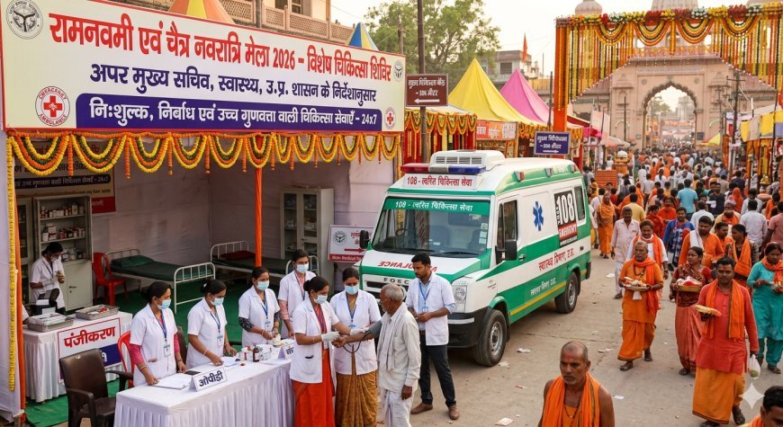 रामनवमी एवं नवरात्रि मेलों में श्रद्धालुओं को मिलेगी 24x7 हाई-टेक चिकित्सा सेवा: अमित कुमार घोष