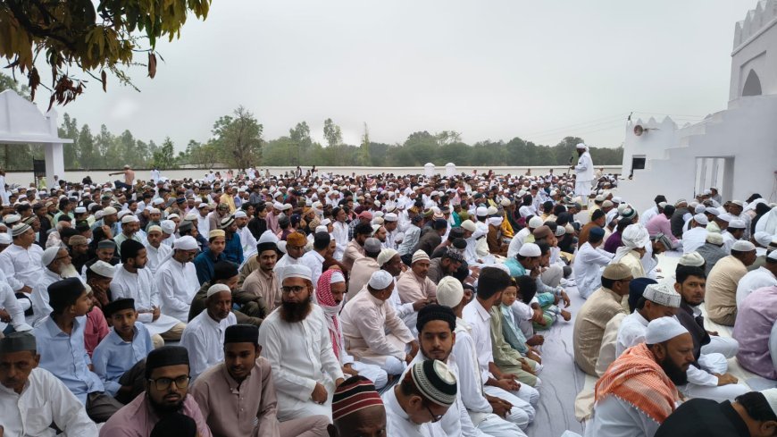 कुंडा तहसील में हर्षोल्लास के साथ मनाई गई ईद, सुरक्षा के रहे पुख्ता इंतजाम