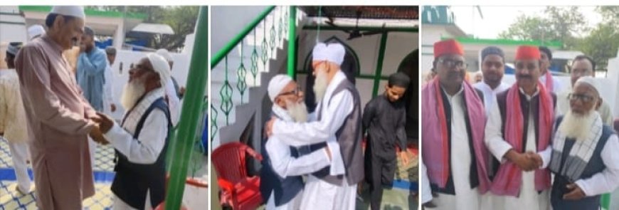 प्रयागराज: पूरे भुलई ईदगाह में अकीदत के साथ गुजरी ईद, सपा प्रदेश अध्यक्ष ने हाजी साहब का जाना हाल