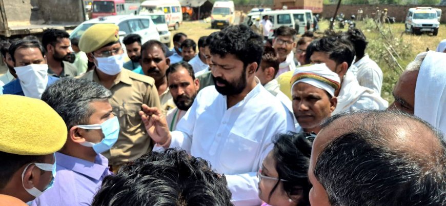 फाफामऊ कोल्ड स्टोरेज त्रासदी: कांग्रेस ने की मृतक के परिजनों को 50 लाख और सरकारी नौकरी की मांग