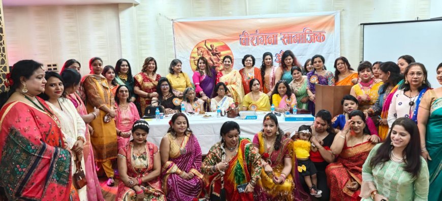 उमंग और अपनत्व का संगम: वीरांगना समिति ने होली के रंगों से सराबोर की कानपुर की शाम