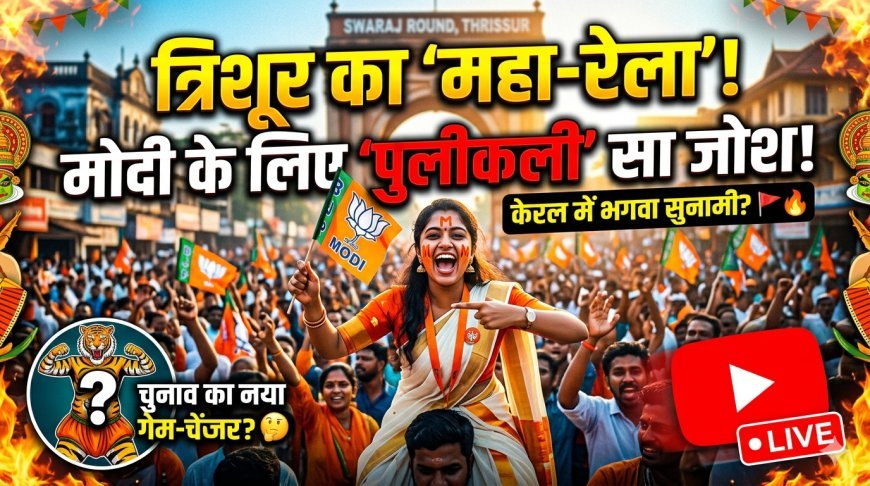 त्रिशूर का 'महा-रेला': क्या केरल में खिलने वाला है कमल?