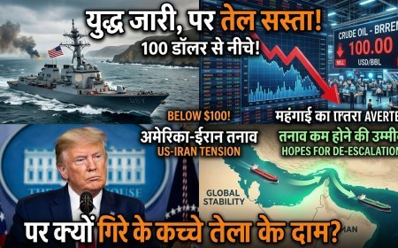 Trump का बड़ा ऐलान: क्या रुक जाएगी ईरान से जंग? कच्चा तेल धड़ाम