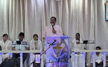 'सलीब की सात वाणियां': शारदा नगर चर्च में प्रार्थना और संगति के साथ मनाया गया गुड फ्राइडे