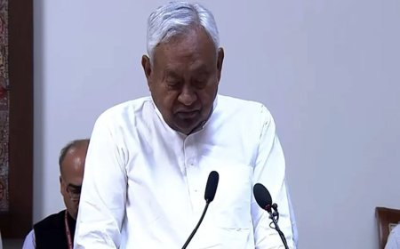 बिहार में 'नीतीश युग' का अंत! राज्यसभा सांसद की शपथ ले दिल्ली लौटे नीतीश, अब नए मुख्यमंत्री की बारी