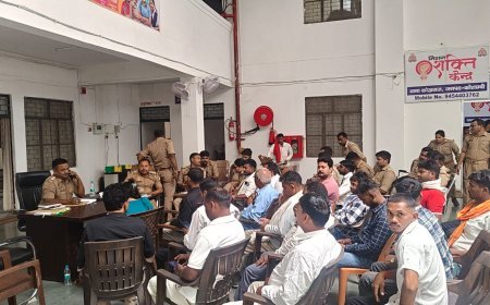 अंबेडकर जयंती: कोखराज थाने में शांति समिति की बैठक, हुड़दंग करने वालों पर रहेगी पुलिस की पैनी नजर