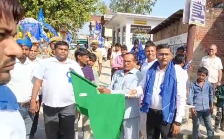 मानिकपुर में बाबा साहब की 135वीं जयंती पर उमड़ा जनसैलाब: 26 झांकियों के साथ निकली भव्य अंबेडकर शोभायात्रा