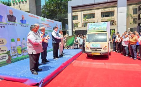 इफको का महा-अभियान: दिल्ली से नैनो प्रचार वैन रवाना, खेती में तकनीक और परंपरा का होगा संगम