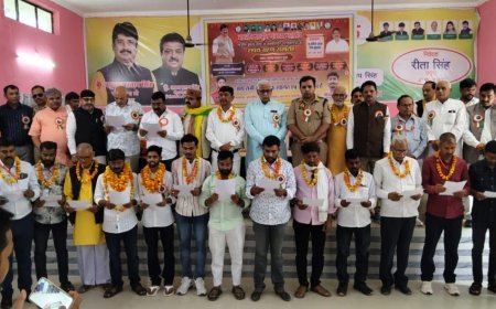 कुंडा: भारतीय राष्ट्रीय पत्रकार महासंघ का भव्य शपथ ग्रहण समारोह