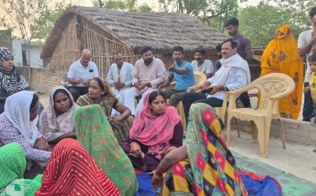 प्रयागराज: बीरकाजी कांड में मृतका के परिजनों से मिला कांग्रेस का प्रतिनिधिमंडल, 25 लाख सहायता की मांग