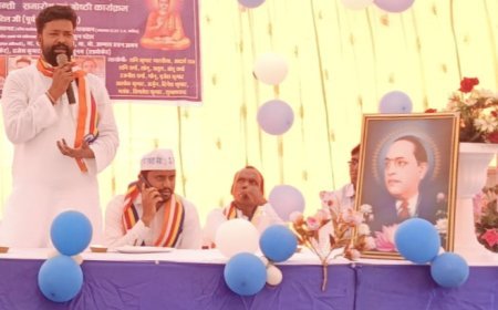 प्रयागराज: "बाबा साहेब का संघर्ष राष्ट्र की एकता और अखंडता के लिए था" — अशफाक अहमद