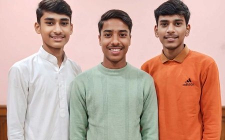 कौशांबी का मान: 'स्किल टॉपर्स क्लासेस' के छात्रों ने रचा इतिहास, बोर्ड परीक्षा में अरुण और अंकुश का दबदबा