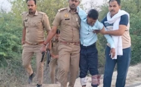 प्रतापगढ़ पुलिस की बड़ी कामयाबी: अस्पताल से फरार पाक्सो एक्ट का दरिंदा मुठभेड़ में ढेर, दोनों पैरों में लगी गोली