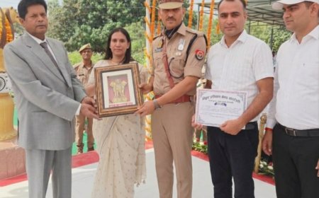 कौशाम्बी: खाकी को मिले 390 नए जांबाज; भव्य दीक्षांत परेड में मंडलायुक्त ने दिलाई कर्तव्यनिष्ठा की शपथ