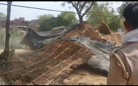 कौशाम्बी: गरीब की झोपड़ी पर चला बुलडोजर, भूमाफियाओं पर मेहरबानी? प्रशासन की दोहरी नीति पर भड़के ग्रामीण