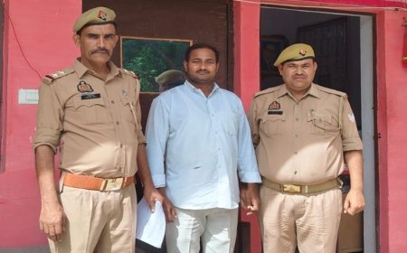 मथुरा: 25 हजार का इनामी 'काले' गिरफ्तार, चाकूबाजी और हमले का मुख्य आरोपी पहुंचा जेल