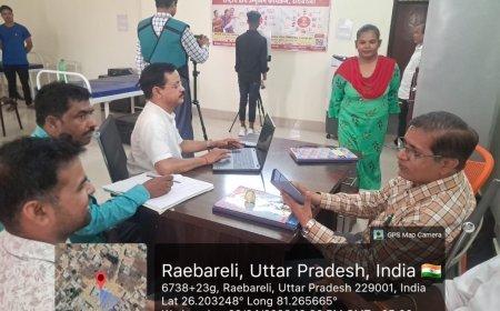 रायबरेली: राजकीय संप्रेषण गृह में टीबी स्क्रीनिंग, AI मशीन से 64 लोगों की हुई जांच