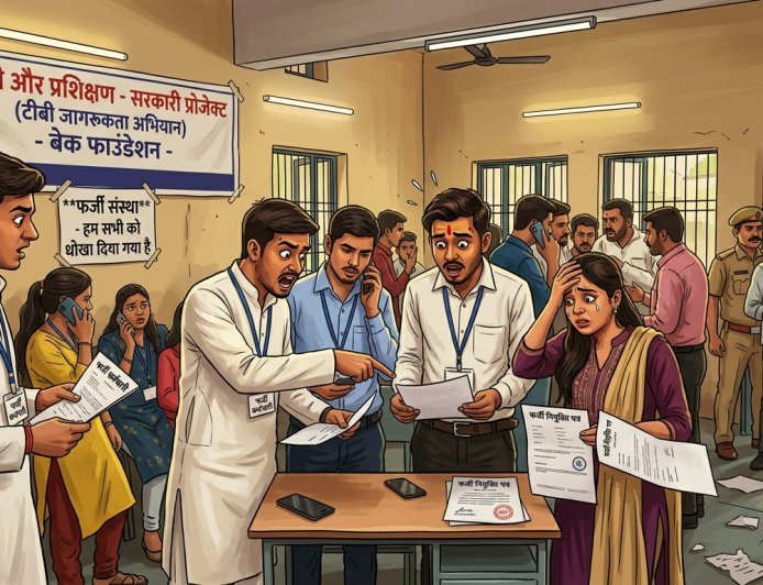 लखनऊ में स्वास्थ्य सेवा के नाम पर 150 युवाओं से करोड़ों की महाठगी