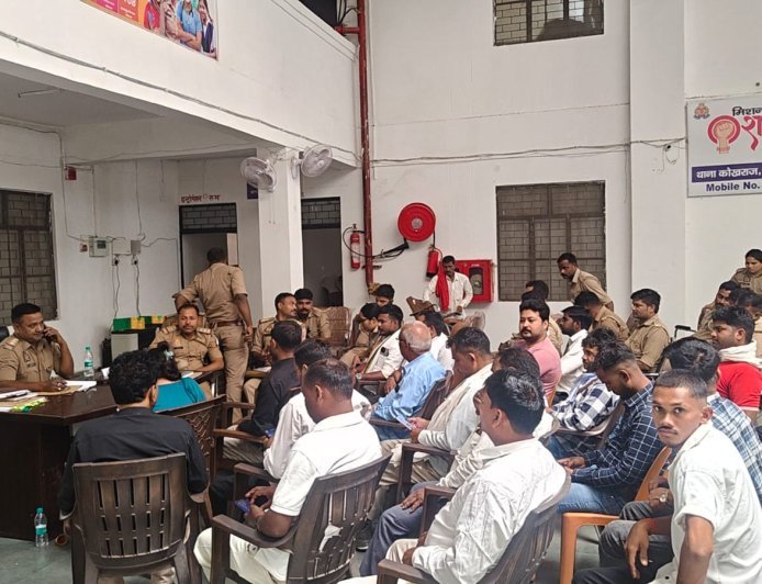 अंबेडकर जयंती: कोखराज थाने में शांति समिति की बैठक, हुड़दंग करने वालों पर रहेगी पुलिस की पैनी नजर