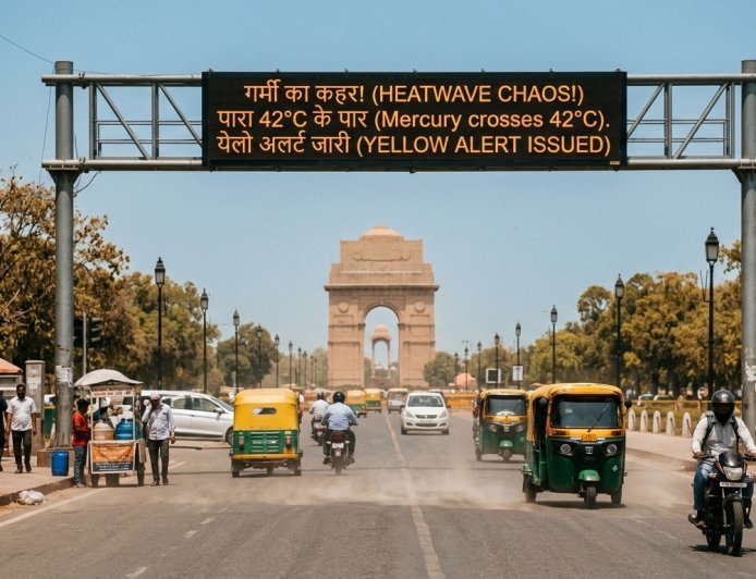 उत्तर-पश्चिम भारत को राहत नहीं, मौसम विभाग ने जारी किया हीट वेव का अलर्ट।