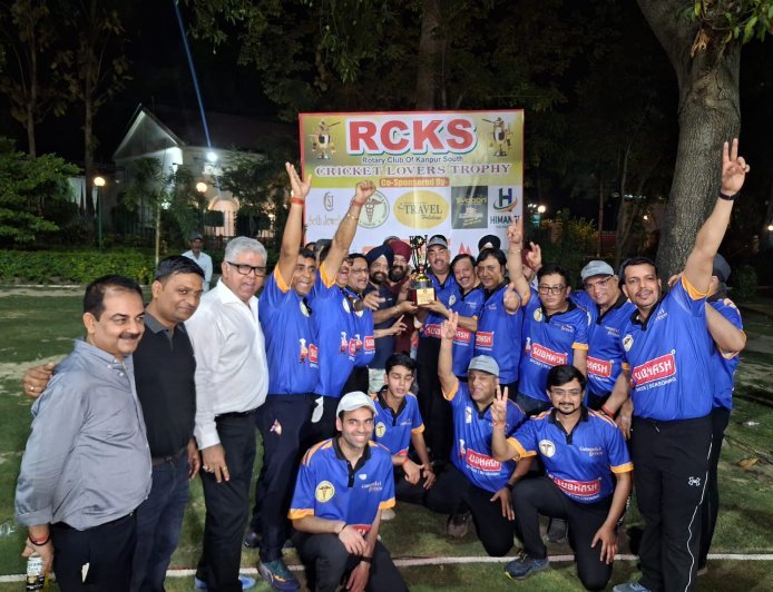 कानपुर क्लब में 'रोटरी मैत्री कप' का रोमांच: स्मैशर्स ने ब्लास्टर्स को हराकर जीता खिताब
