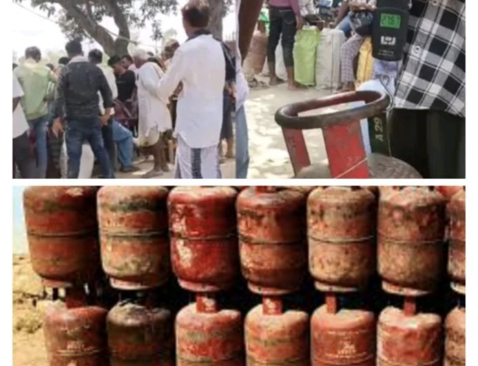गैस सिलेंडर में कम वजन का खेल, वीडियो वायरल होने के बाद आपूर्ति विभाग के दावों की खुली पोल