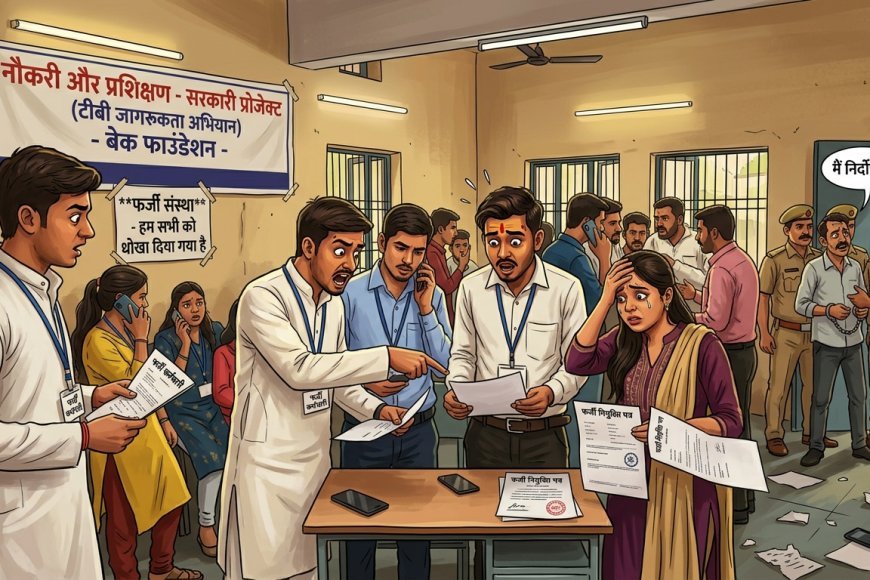 लखनऊ में स्वास्थ्य सेवा के नाम पर 150 युवाओं से करोड़ों की महाठगी