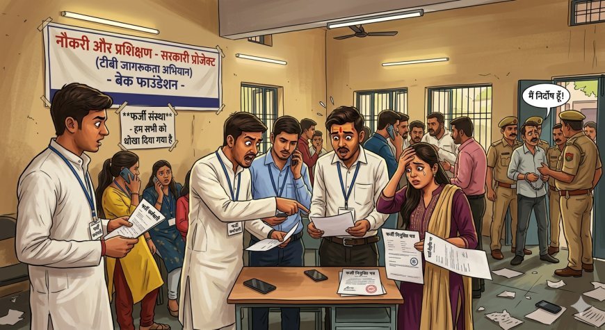 लखनऊ में स्वास्थ्य सेवा के नाम पर 150 युवाओं से करोड़ों की महाठगी