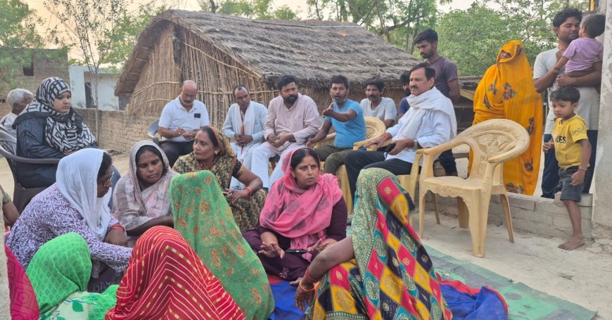 प्रयागराज: बीरकाजी कांड में मृतका के परिजनों से मिला कांग्रेस का प्रतिनिधिमंडल, 25 लाख सहायता की मांग