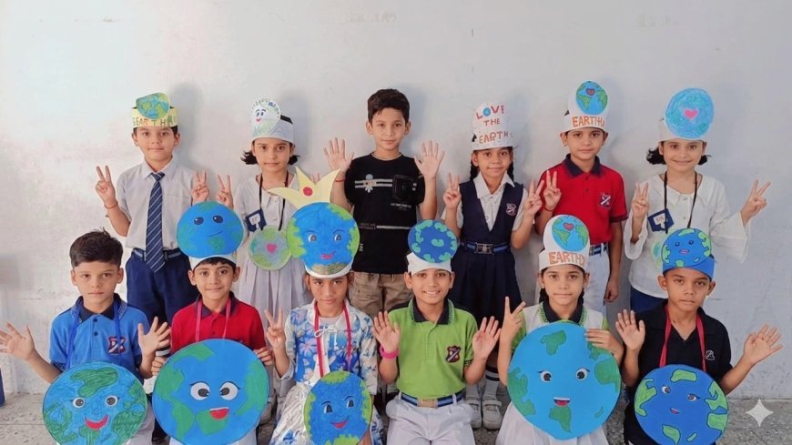 अवध कॉलेजिएट में 'पृथ्वी दिवस' की धूम: नौनिहालों ने लिए पर्यावरण संरक्षण के संकल्प