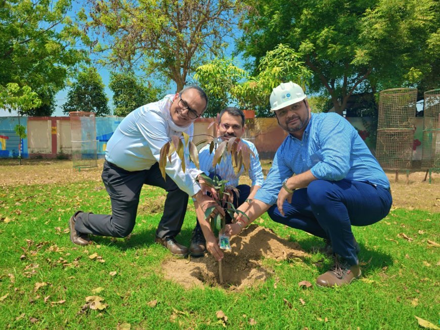 भरवारा एसटीपी में सुएज ने पौधरोपण कर पर्यावरण संरक्षण और सस्टेनेबिलिटी का संदेश दिया
